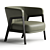 Poltrona Frau DUO Armchair Model 3D model small image 2