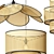 Handmade Rattan Pendant Lamps 3D model small image 2