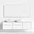 Designer Floating Vanity Double Series 3D model small image 3