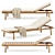 Tribu Ukiyo Lounger: Stylish Relaxation 3D model small image 2