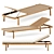 Tribu Ukiyo Lounger: Stylish Relaxation 3D model small image 4