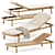 Tribu Ukiyo Lounger: Stylish Relaxation 3D model small image 6