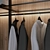 Modern Entryway Wardrobe with Decor 3D model small image 4
