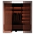 Modern Entryway Wardrobe with Decor 3D model small image 6