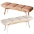 Modern Elegance Bench | Bonaldo 3D model small image 1