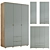 Monblan Line Wardrobe Set 3D model small image 2