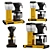 Multi-Purpose Coffee Maker Set 3D model small image 2