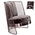 Modern Luxury Armchair Set "Joelle 3D model small image 8