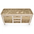 Handcrafted Maison Romano Home Cabinet 3D model small image 2
