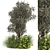 Lush Bush & Tree Set 3D model small image 1