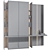 Neoclassical Wardrobe 47: Elegant Storage Solution 3D model small image 2