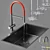 Customizable Sink and Faucet Set 3D model small image 19