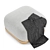Solaro Outdoor Solar Ottoman 3D model small image 2