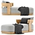 Sunset Comfort Outdoor Lounge Chair 3D model small image 1