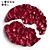 Garnet Folds Fabric Relief Sculpture 3D model small image 7