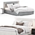 Sleek Camille Bed by Lema 3D model small image 2