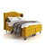 Aalto 160x200 ScandicStyle Bed 3D model small image 2