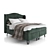 Aalto 160x200 ScandicStyle Bed 3D model small image 3