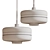 Elegant Clas Metal Glass Lamp 3D model small image 2