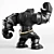 Batman Lego Action Figure 3D model small image 4