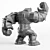 Batman Lego Action Figure 3D model small image 6