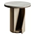 Beige and Light Veneer Side Table 3D model small image 4