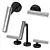 CILINDRO Faucets Set with 2 Materials 3D model small image 2