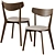Modern Dining Set: Marnay Table & Ami Chair 3D model small image 3