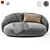 Modern Modular Sofa Julep Island 3D model small image 5
