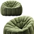 Complete Element Ottoman Armchair 3D model small image 4