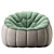 Complete Element Ottoman Armchair 3D model small image 5