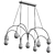 Elegant Crystal Chandelier Lighting 3D model small image 2