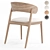 Modern Siena Chair in Ekokozha 3D model small image 2