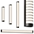 Sleek LED Bath Bar Light 3D model small image 1