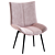 Sleek 2014 Robb Velvet Stool 3D model small image 1