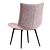 Sleek 2014 Robb Velvet Stool 3D model small image 3