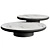 Luxury Marble Coffee Table Set 3D model small image 2