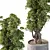 Modern Greenery for Interior Decor 3D model small image 2