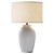 Lanta Leinenstoff Table Lamp 3D model small image 1