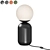 Modern LED Table Lamp, Metal 3D model small image 2