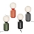 Modern LED Table Lamp, Metal 3D model small image 3