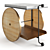 Modern Art Bar Cart by Picasso 3D model small image 3