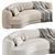 Contemporary Compact Yumi Sofa 3D model small image 1