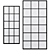 Modern Finestra Wall Mirrors 3D model small image 7