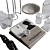Cubicle Decor Set Kit 3D model small image 15