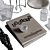Cubicle Decor Set Kit 3D model small image 17