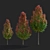 Chanticlee Autumn Pear Tree Collection 3D model small image 2