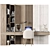 Luxury Home Office Desk Set 3D model small image 1