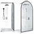 ABBER Shower Enclosure Set 3D model small image 1