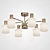 Elegant Glass Chandelier INGRID 6 3D model small image 2